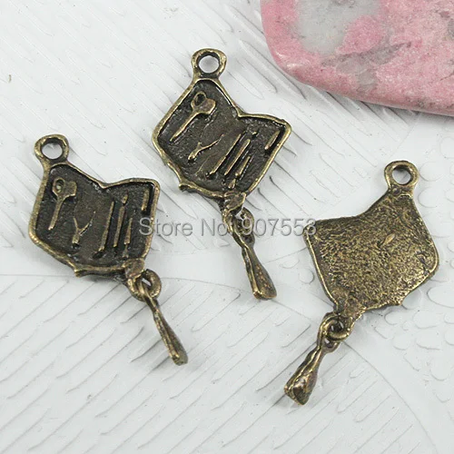 

20pcs 24*16mm Antiqued Bronze Color Tool Bag Design Charms EF0889 Charms for Jewelry Making