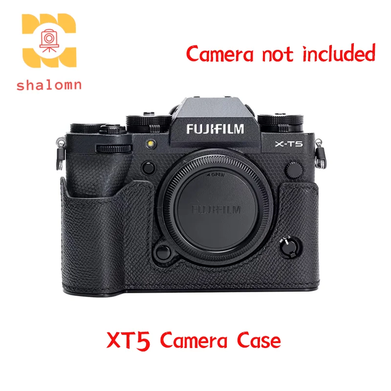 New Fuji XT5 Genuine Leather Handmade Leather Case Base Camera Bag Protective Case For Fujifilm X-T5 XT5 Camera