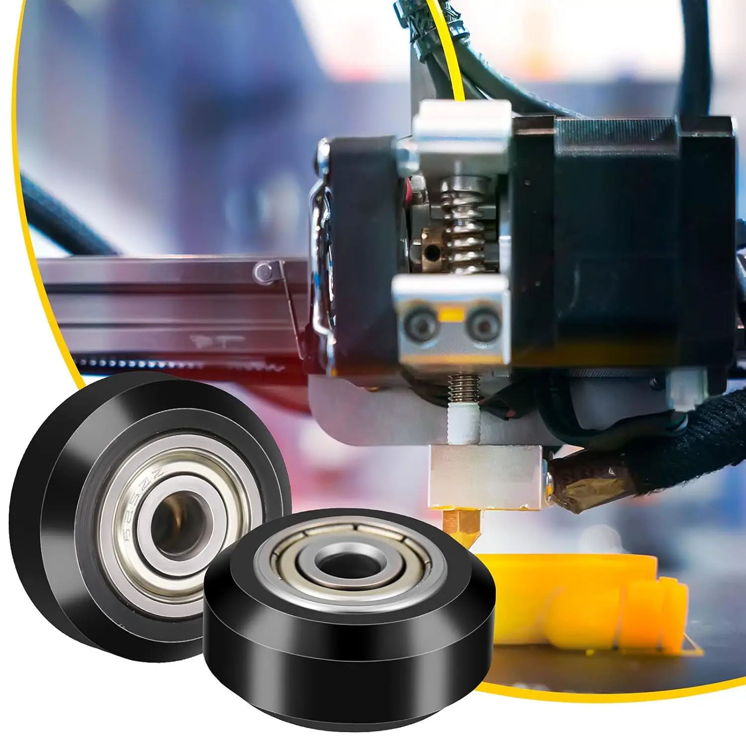 Creality Offizielles POM-Rad-Kunststoff-Riemenscheiben-Linearlager für 3/Pro/Max/Ender 3 V2/Ender 3 S1/Ender 5/CR10-Serie 3D-Drucker – Detail 7