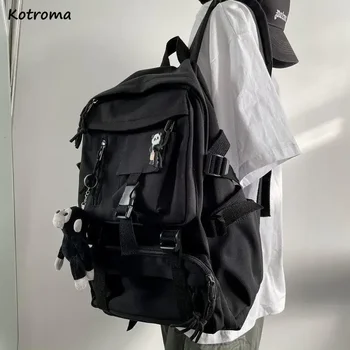 Zaino scolastico da donna di grande capacità All-match Unisex Adolescenti Moda Zaino stile preppy impermeabile Classico Ins da viaggio
