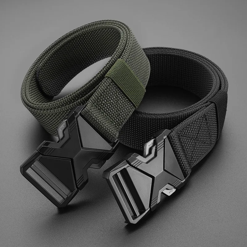 Genuine Tactical Belt Quick Release Outdoor Belt Soft Real Nylon Sports Accessories Men And Women Plastic Buckle Belt BEST SELLERS