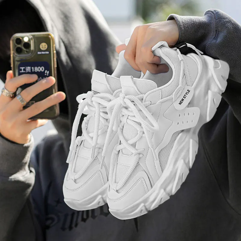 Men’s Casual Sneakers – Breathable, Thick Sole, Comfort Shoes 6