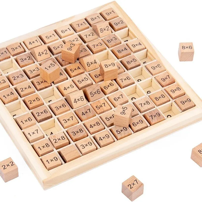 Montessori Educational Math Toys for Kids Children Baby Toys Multiplication Table Math Arithmetic Teaching Aids Christmas Gifts educational toys math toys teaching aids toys
