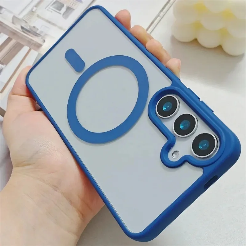 Frosted Magnetic Case with MagSafe Wireless Charging Protector Cover