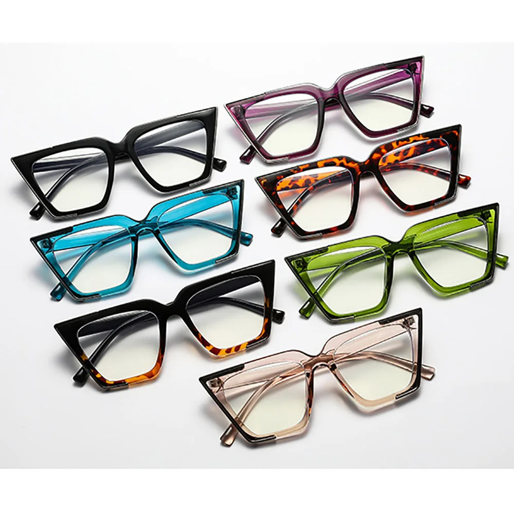 Eye Glasses Versatile Luxury Optical Eyewear Large Frame Glasses Trendy Blue Light Blocking Glasses For Computer Fashion