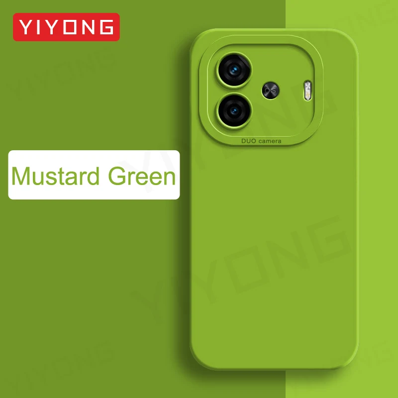 Silky Feel Liquid Silicone Soft Phone Case in Elegant Black