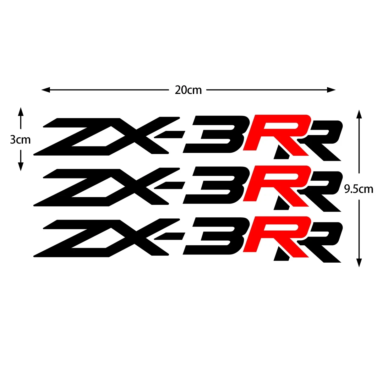 スタンプ For ZX3R ZX-4R ZX-6R ZX-10R ZX-25R Stickers Fuel Tank Sticker