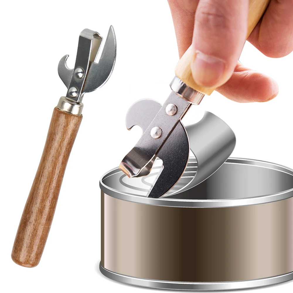 Can Opener For Jars Canisters Multifunctional Gadgets Manual Lid Remover Kitchen Accessories