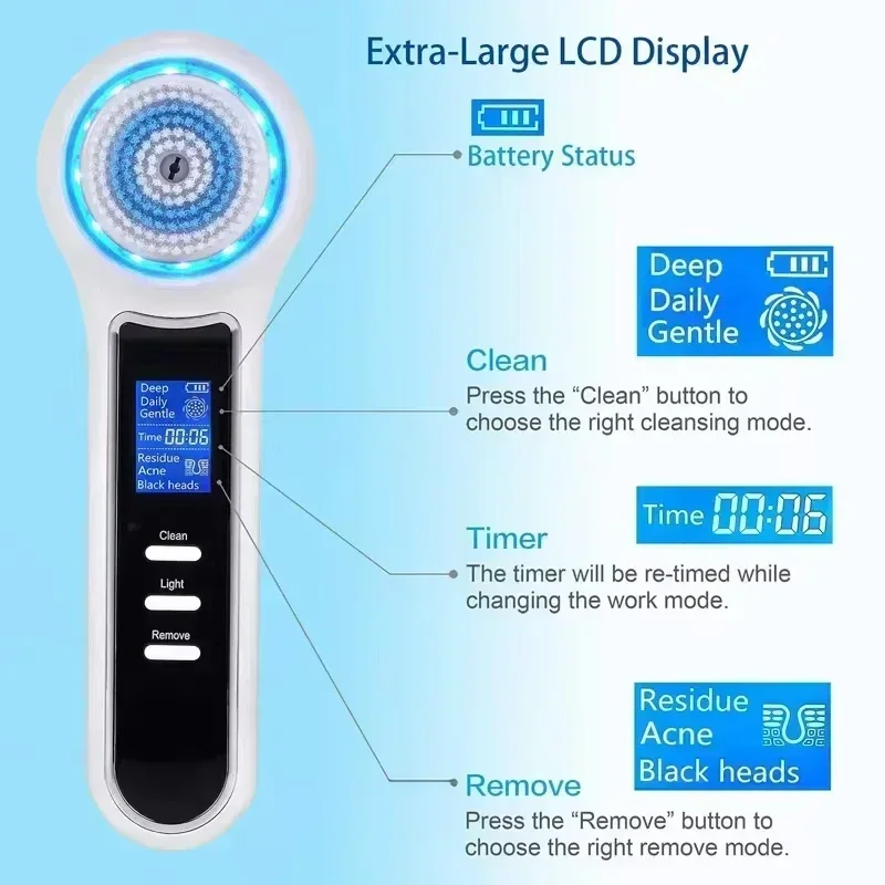 5-in-1 Electric Facial Cleanser 6