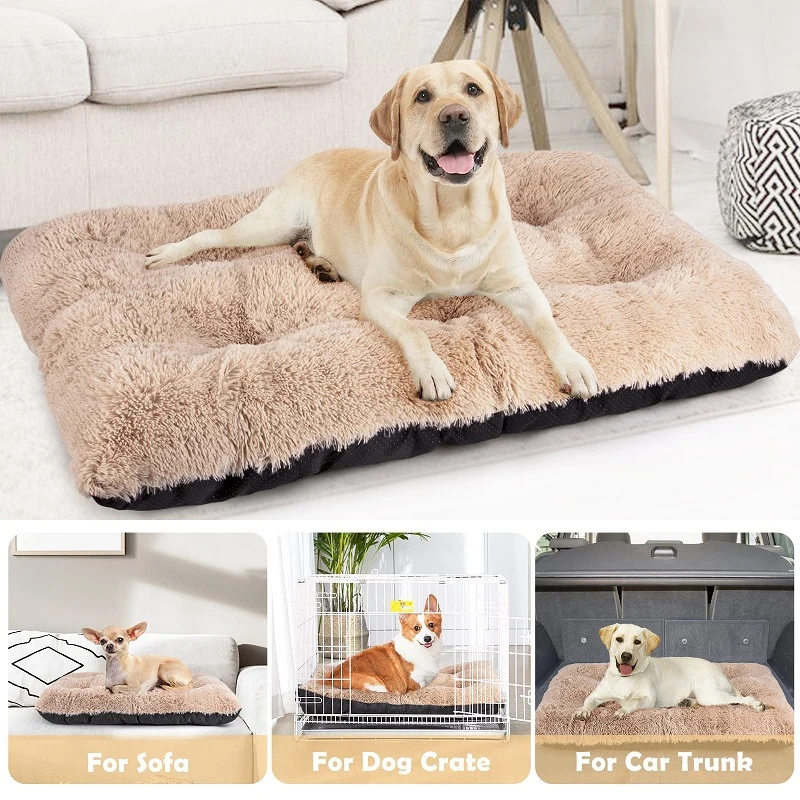 Rond Pluche Honden- en Kattenbed - Zacht, Warm & Comfortabel