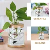 6 Pcs Plant Terrarium Micro Landscape Vase Wall Planter Cork Lid Supplies Hanging for Bottles Light Brown Hydroponic Ball Lids 3