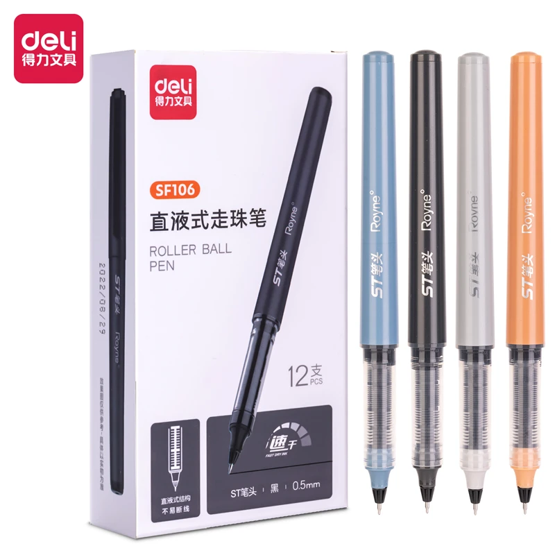 Straight Liquid Ballpoint Pen Supplies Stationery Deli Ballpoint