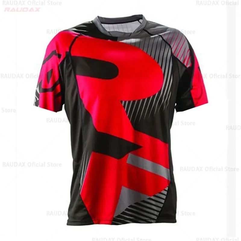 2023 Mens Short Sleeve Cycling Jersey MTB Downhill Shirt DH MX