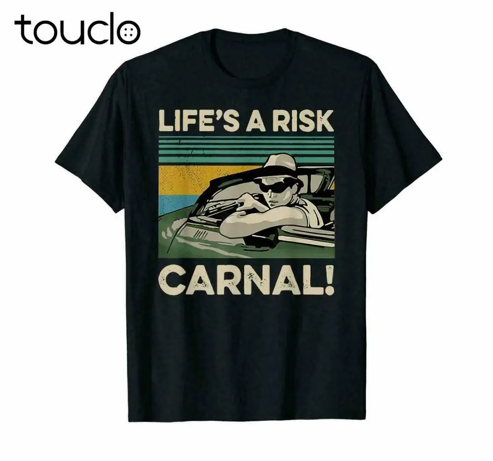 

Life'S A риск крови в крови из драмы Miklo Carnal винтажная черная футболка унисекс