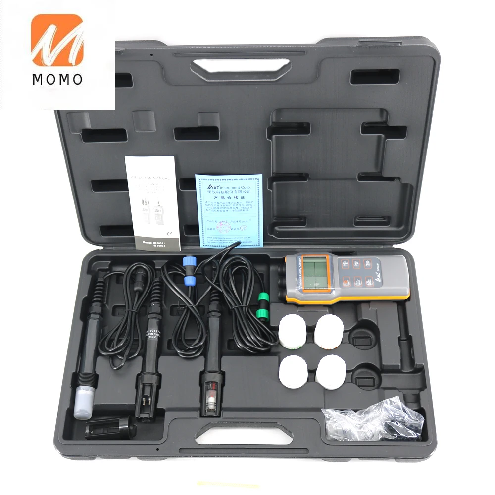 

Portable AZ86031 Water Quality Meter Dissolved Oxygen Tester PH Meter PH Conductivity Salinity Temperature Meter