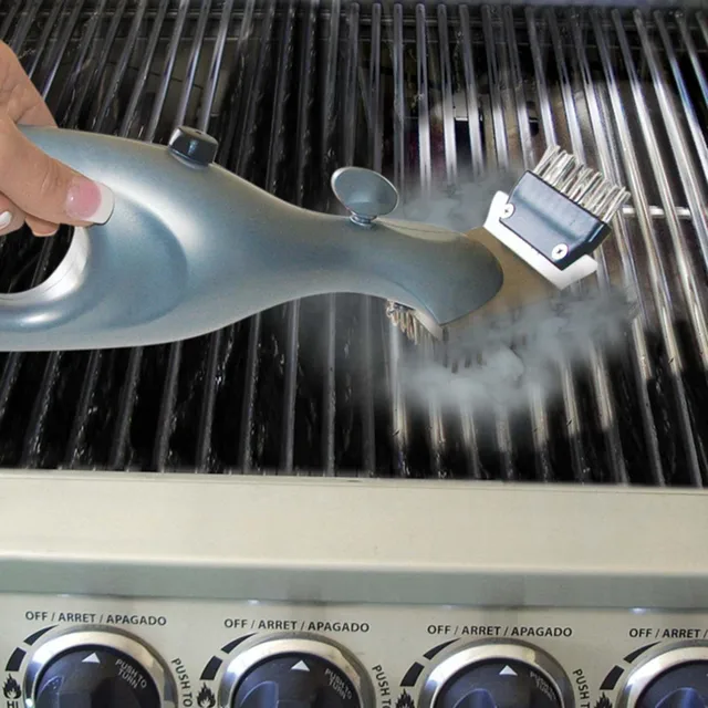Grill Grilltisztító Kefék Hordozható Bbq Fém Háló Gőz Tiszta Szerszám Könnyen Kezelhető Konyhai Zsír Folttisztító - Image 2