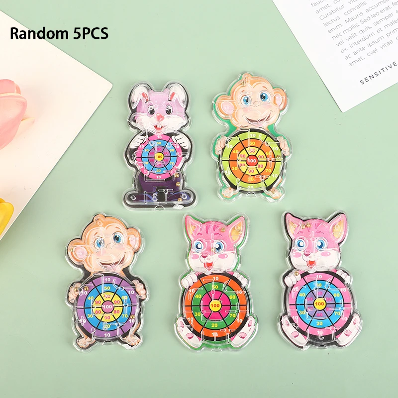 

Cartoon Cute Jersey Marbles Animal Maze Toys With Transparent Colors For Kids To Learn Kindergarten Puzzle Early Education Props