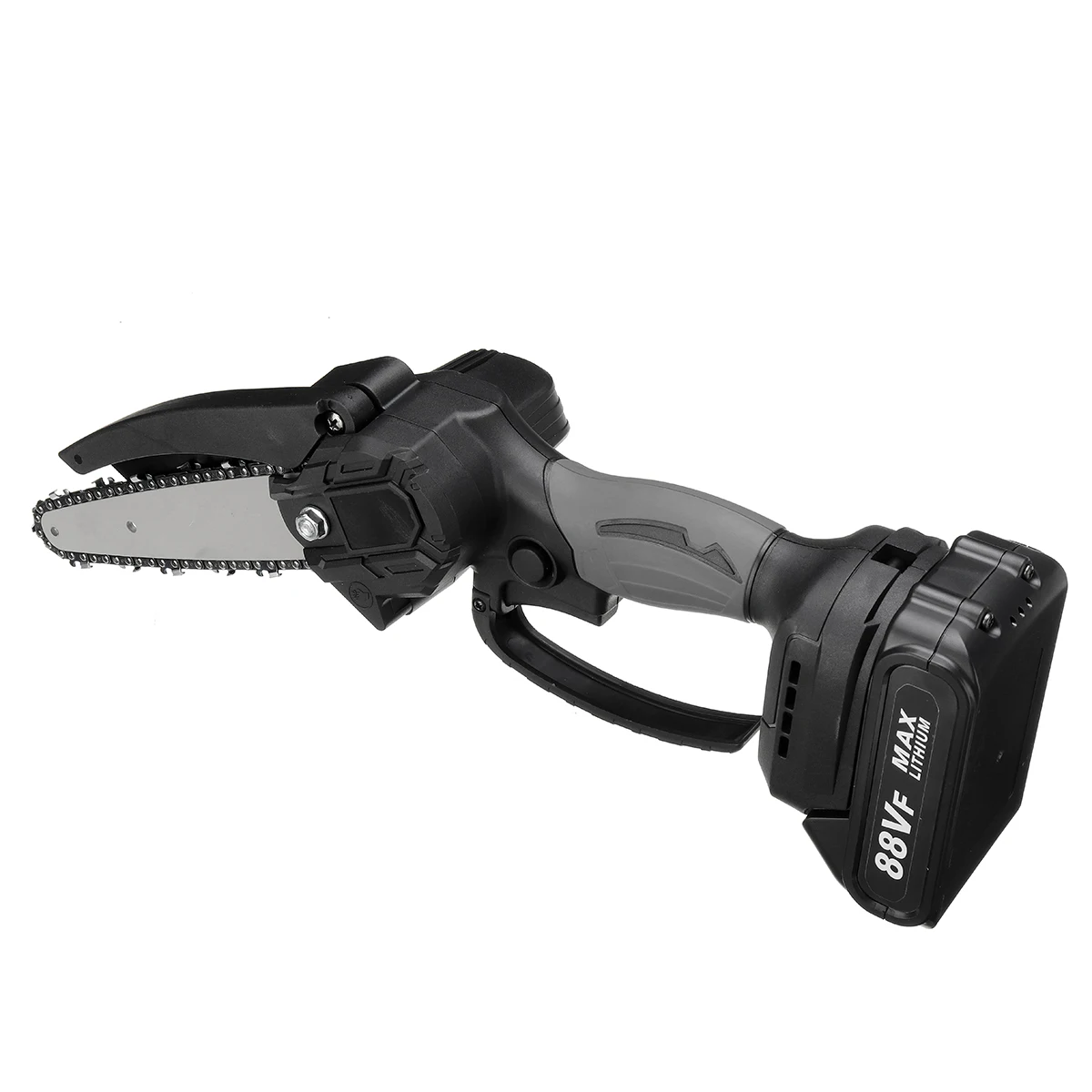 1500W 6 Inch 88VF Electric Mini Chain Saw 0/1/2PCS Battery Woodworking Tool One-handed Saw 18V Battery EU Plug
