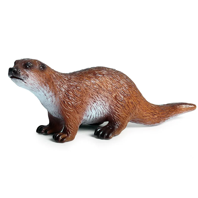 

Children's cognitive simulation wild animal model Otter static plastic toy solid model doll