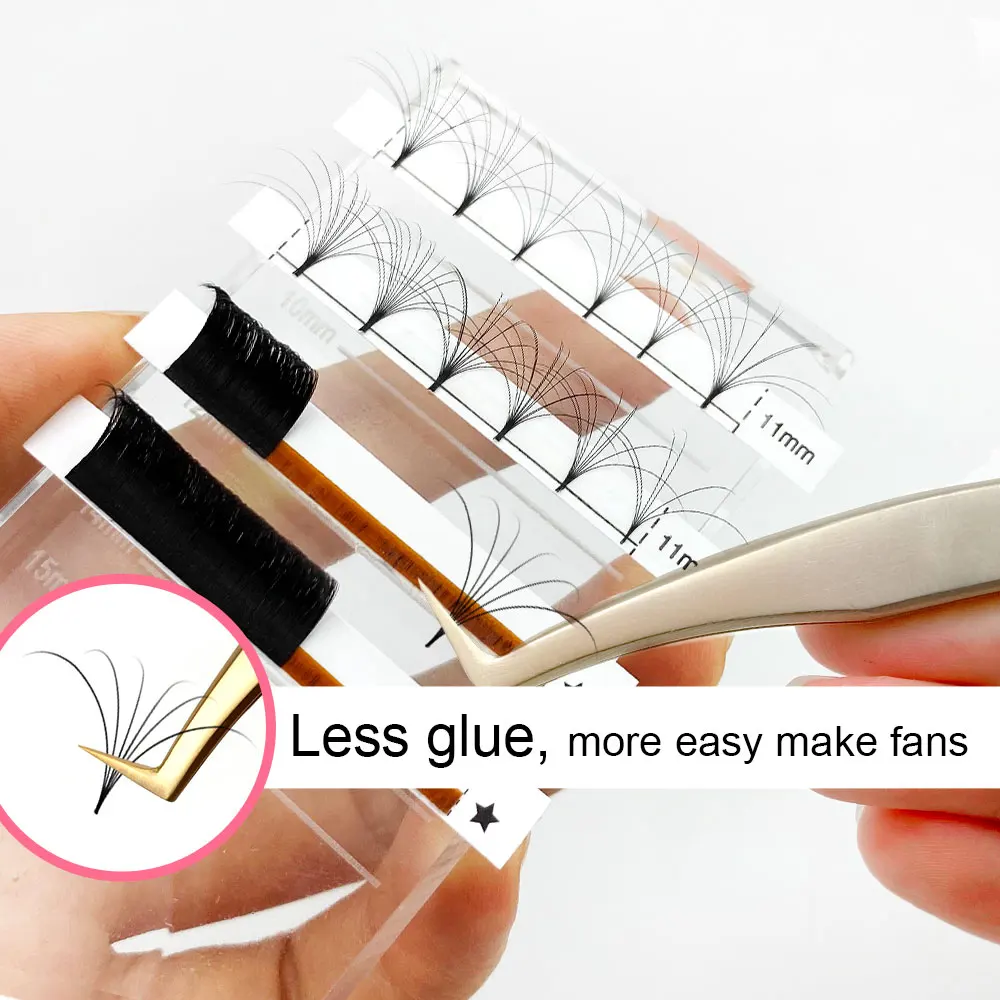 Eyelash Extensions Abonnie Easy Fans Volume Lashes Extensions Auto Fans Eyelashes False Flowering Auto Fan Eyelashes Blooming Volume Cilios