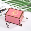 Retro Wooden Music Box Multifunctional Manual Carved Music Box Decorative Music Box Beauty Girl Style Music Box Christmas Decor 4