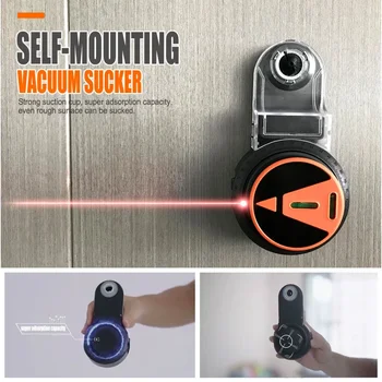 Collettore di polveri per perforazione elettrica con 360 ° Strumenti per la pulizia della polvere del collettore di polveri del trapano a vuoto staccabile a livello laser