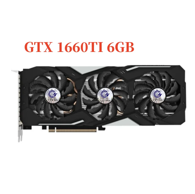 

C CCTING GeForce GTX 1660 TI OC 6G GeForce GTX1660TI 1660TI 12nm 6G GDDR6 192bit for GIGABYTE