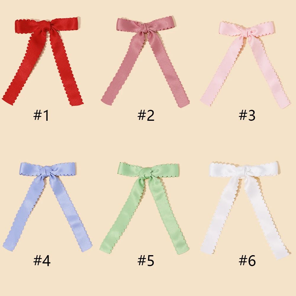 Baby Accessories For Newborn Toddler Kids Baby Girl Boy Hairclip Solid Ribbon Bow Hair Clips Exquisite Handmade Hair Accessories 6
