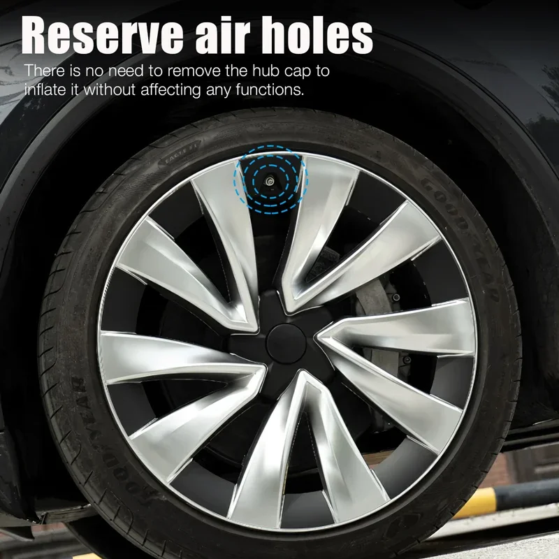 4 個ホイールキャップ 20 インチテスラモデル Y ジュニパー 2025