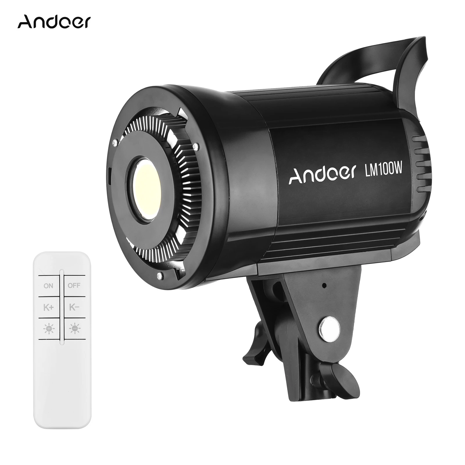Andoer LM100W 100W Studio LED Video Light 5600K Dimmable Photography