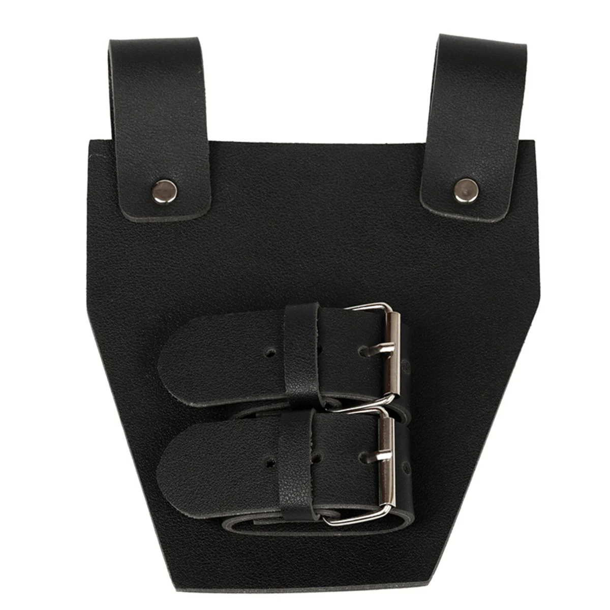 

Ремень в средневековом стиле, кобура в стиле стимпанк, готический пояс-футляр с кожаной пряжкой, аксессуар черного цвета