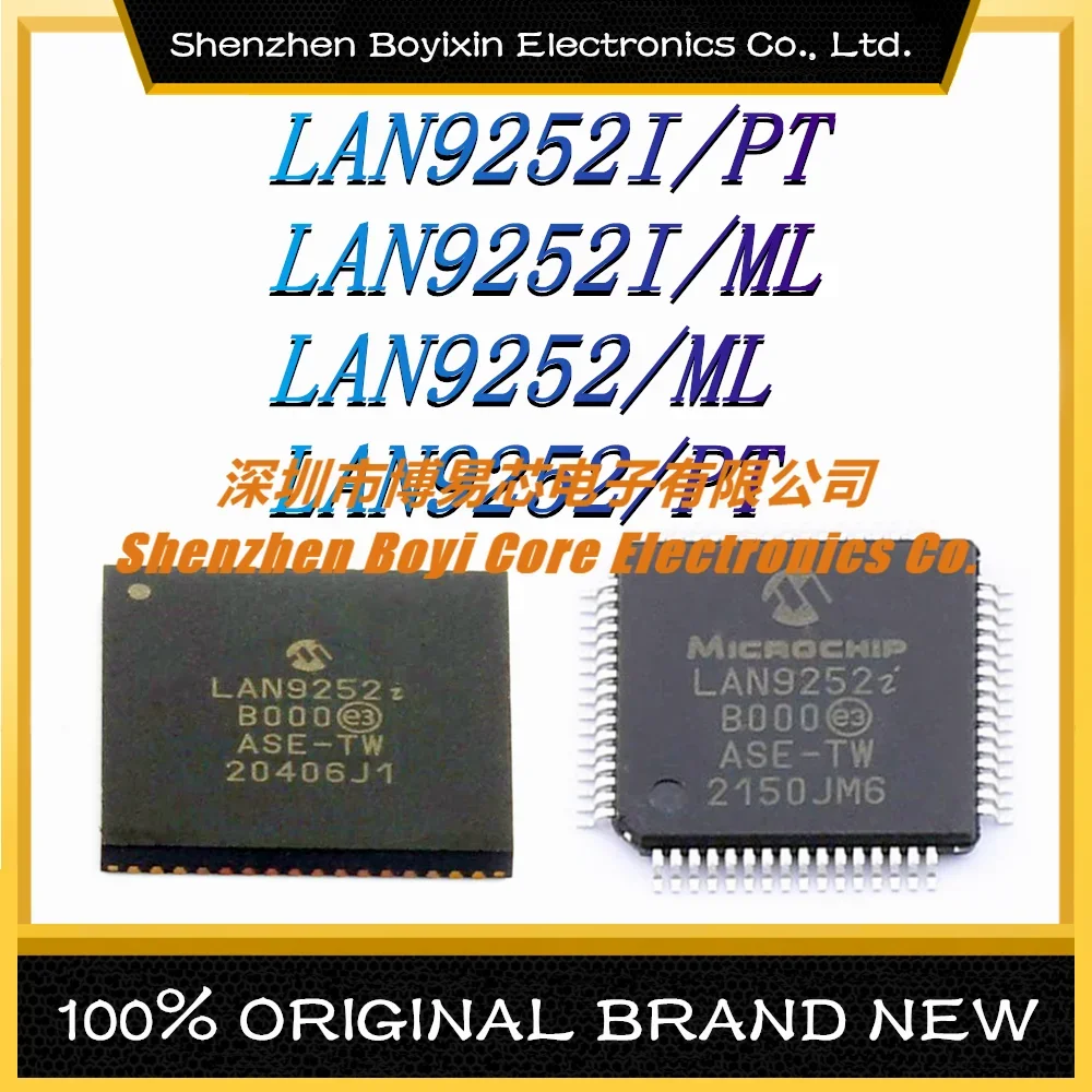 1pcs lot lan9252i pt tqfp64 lan9252i ethernet controller chip LAN9252I/PT LAN9252I/ML LAN9252/ML LAN9252/PT New Original Authentic Ethernet Chip IC