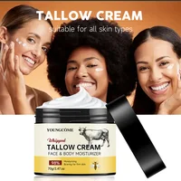 ​ Pâte de Tallow de boeuf, hydratant profond, baume au miel, éclaircissant, dissolvant de rides, herbe alimentée, miel sauvage, crème pour le visage et le corps 2