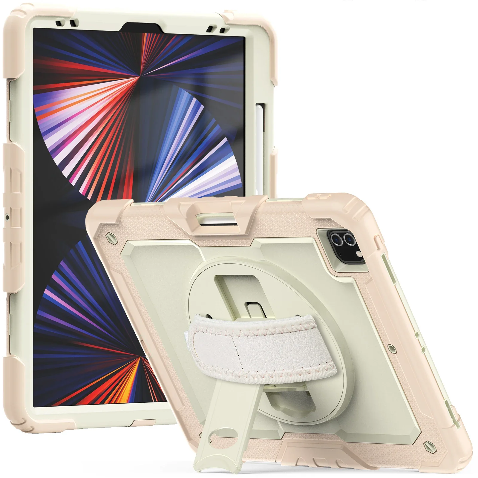 Universal Rotating Stand Case for iPad - Versatile Protective Cover
