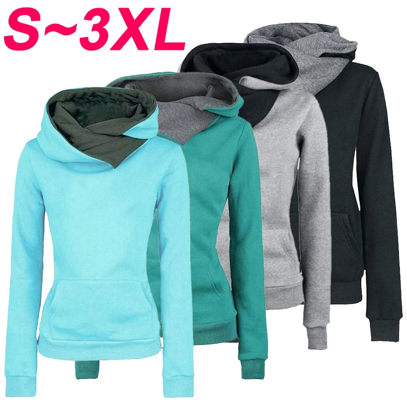 2023 Women's Long sleeved Pullover Hoodie Solid Color Two tone Hat Hoodie Long sleeved Hooded Sweatshirt Pullover yale 2 tone arch hoodie пэт