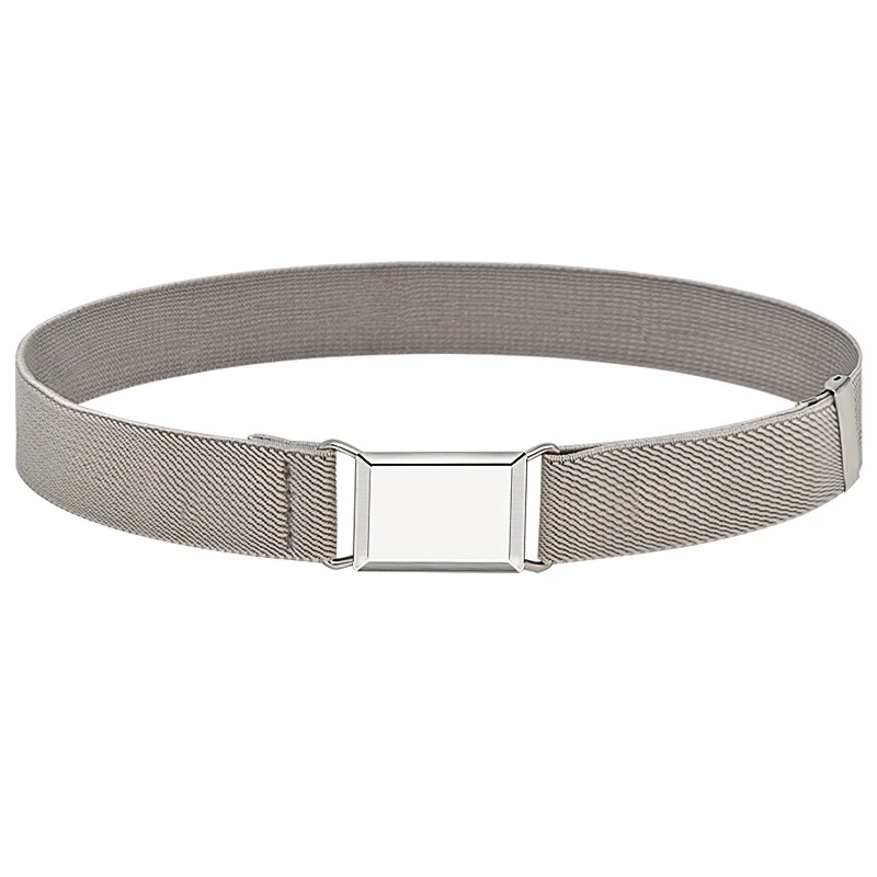Children Belt Elastic Adjustable Stretch Waist Belt Solid Color Canvas Waistband Boy Girls Pants Trousers Waist Strap Kids