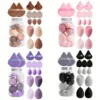 14pcs Makeup Sponge Set With Storage Jar Latex-Free, Makeup Sponge Finger Puff, Dual-Use Wet & Dry Foundation Cosmetic Puffs 1