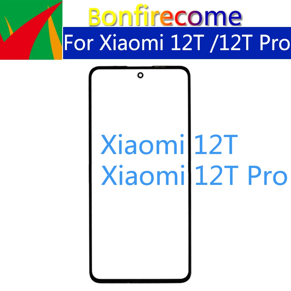 For Xiaomi 11T 12T Pro LCD Touch Screen Panel Front Glass Outer Lens With OCA Replacement lcd display replacement touch screen digitizer replacement