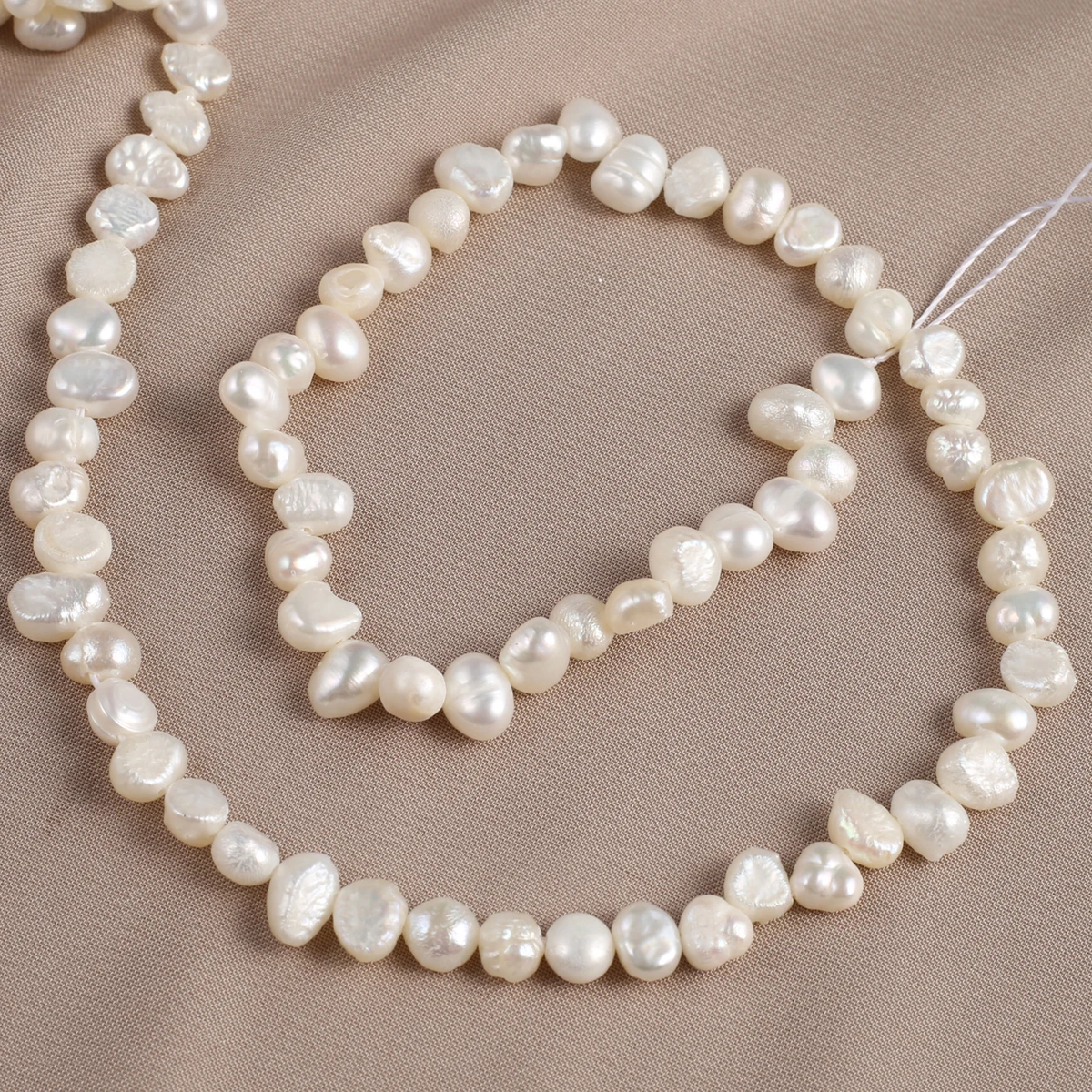 Natural Pearl Two-Sided Light Beads Exquisite Shape Elegant Appearance For DIY Jewelry Making Handmade Bracelet Necklace