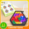 Calendar Puzzle Game Board Game Pocket Mini Toys Montessori School Education Learning Logic Game Sudoku IQ Puzzle Challenges 1