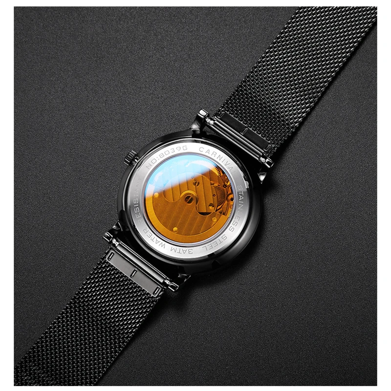 Automatic Watch Men Sapphire Waterproof Calendar Mechanical Watches