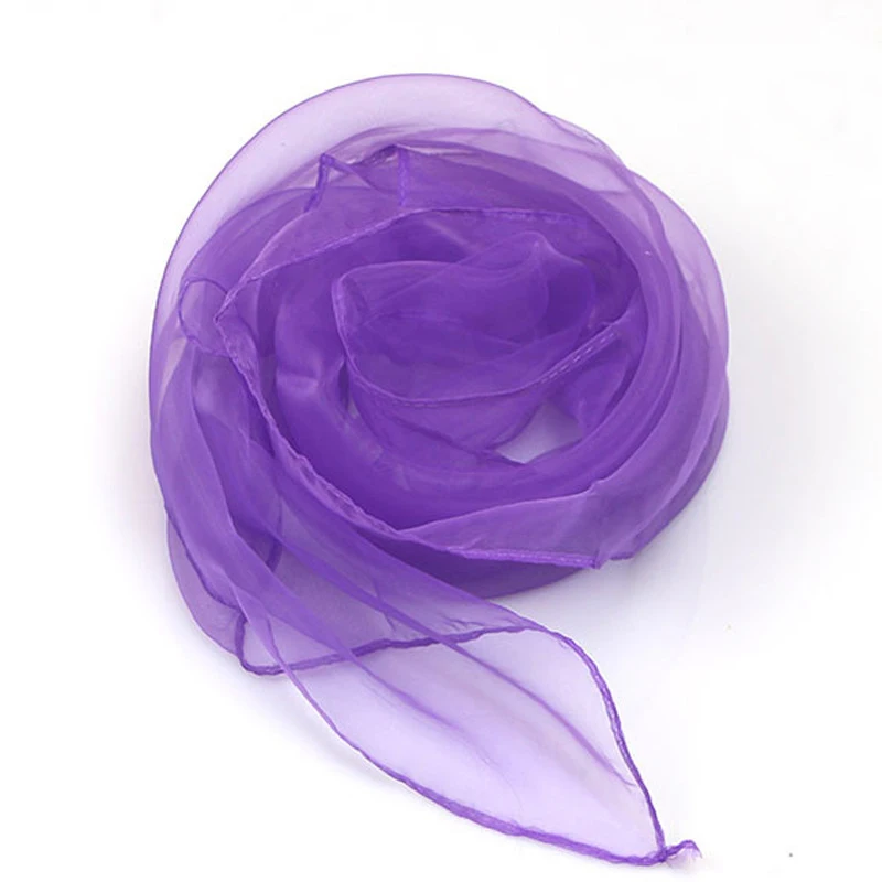 Sa4e5b460eb8e42389ef0f6f49f6019add 70*70cm Transparent Organza Scarf Chiffon Square Scarfs Thin Silk Scarves Neck Shawl Stage Performance Scarf Pure Color Mallzona