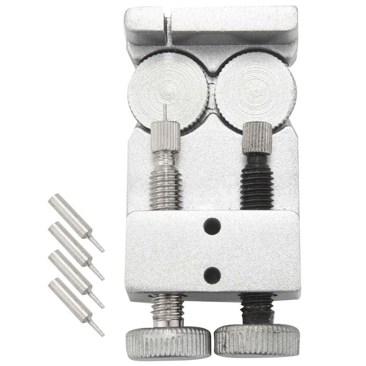 

Adjustment Watch Band Strap Bracelet Link Pin Remover Watch Repair Tool Strap Adjus High Low Tool Come with 4 Spare Pins