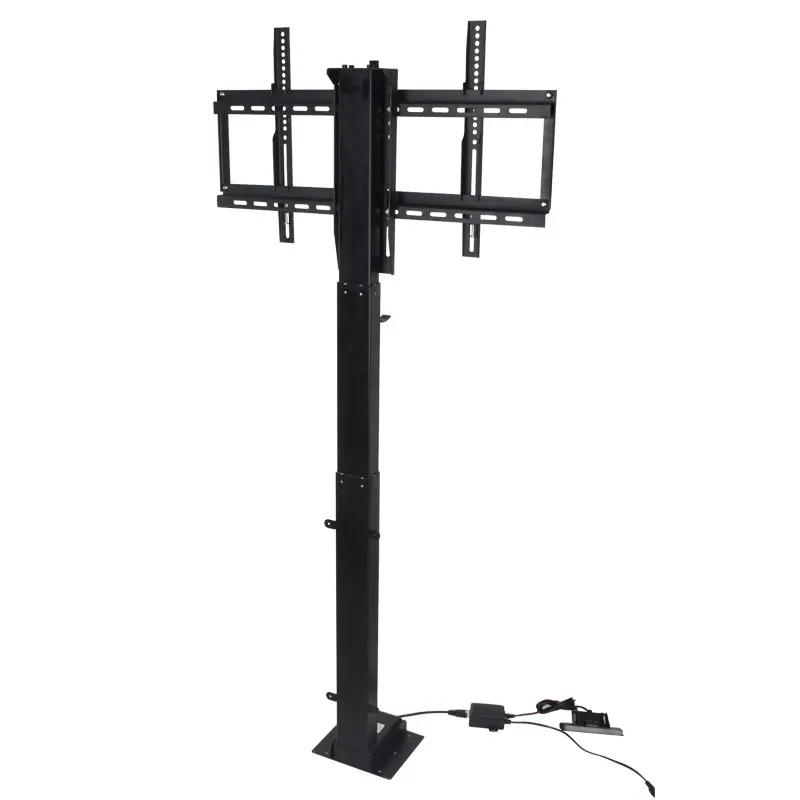 HILLPORT TV 전기 리프트 브래킷, 벽 높이 조절 가능 TV 장착, 26-65 인치 지지대 TV 바닥 프레임 DS1000 에 적합