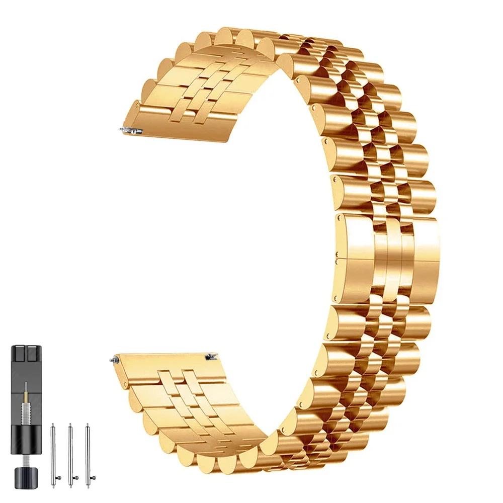 Stainless Steel Replacement Watch Strap - 20mm/22mm Bracelet Band