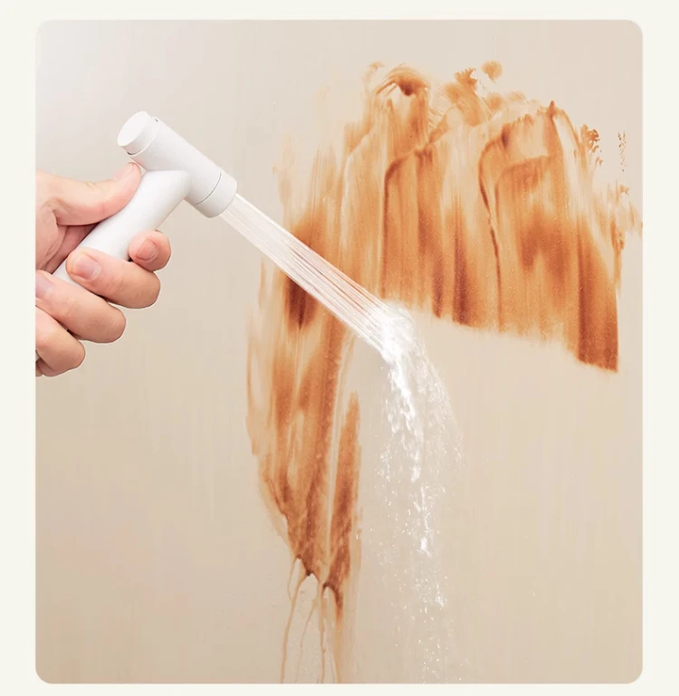 Description Picture 4 of itemBidet Faucets White Single Cold Water Brass Wall Mounted Bathroom Hygienic Shower Sprayer Toilet Washing Machine Tap 811581