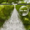 100pcs 3/16 Thread High Pressure Mist Nozzle with Filter Anti Drip Fogging Sprinkler Garden Agriculture Cooling Humidfy Fittings 5