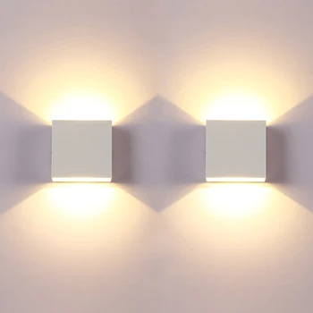 Modern LED Up Down Wall Sconces (2-Pack) 1