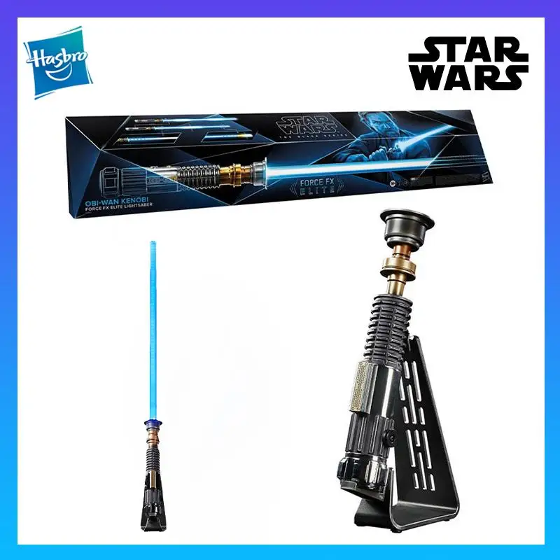 

Hasbro Original Star Wars Black Series Obi-Wan Kenobi Force FX Lightsaber 40inch Movie Peripherals Model Toys Action Figures