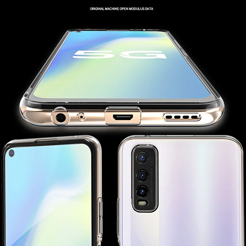 Фото Чехол для VIVO V2043 V2032 V2026 V2029 V2027 V2037 V2052 V2042 V2048 V2054, мягкий прозрачный силиконовый чехол для телефона №4